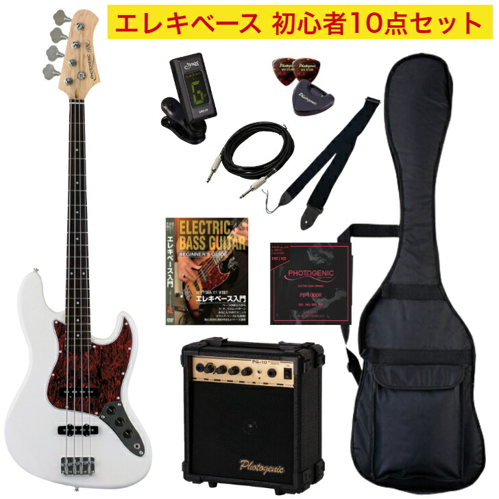楽天市場】Photogenic フォトジェニック JB-240 MBLエレキベース