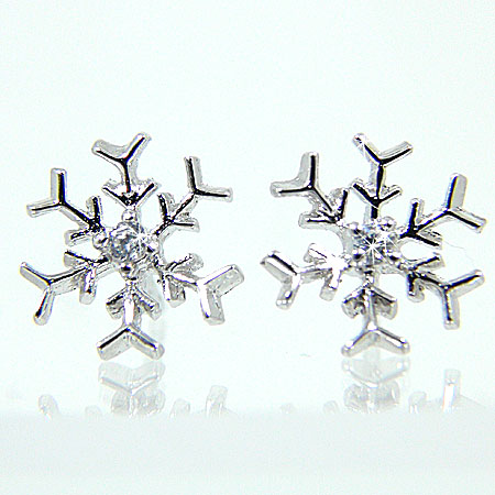 楽天市場】ピアス PT900プラチナ プラチナピアス スタッド 雪の結晶