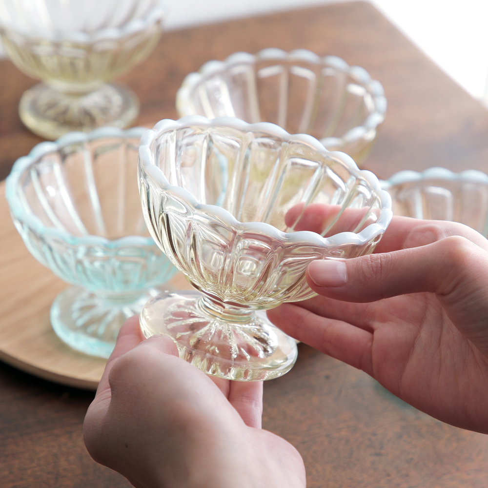 楽天市場】廣田硝子 雪の花 洗鉢 14.5cm ガラス 中鉢 ボウル 日本製