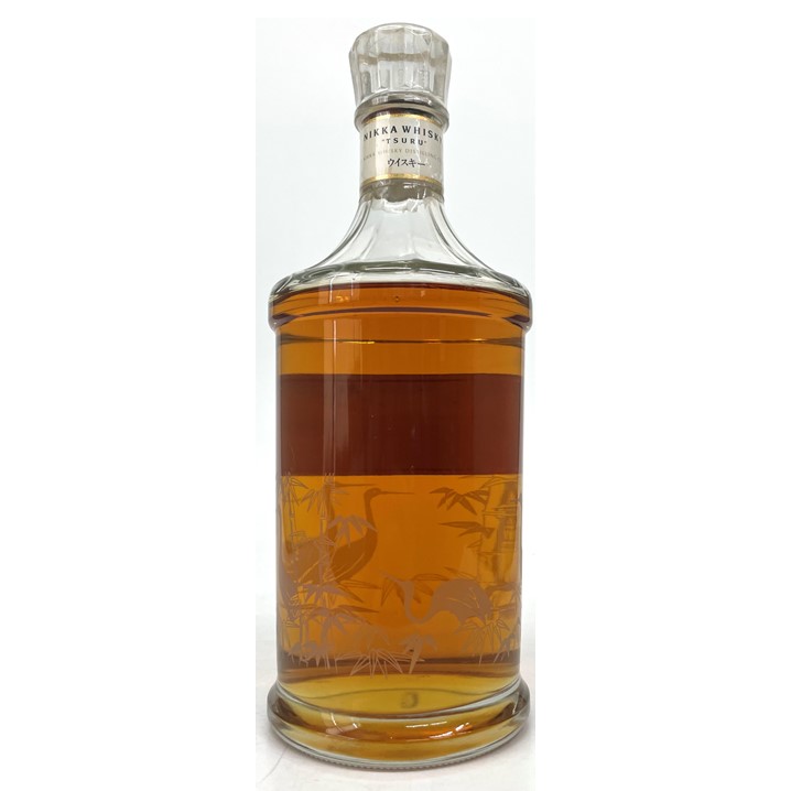 楽天市場】【レトロ：スリムボトル】鶴 透明瓶 43度 700ml （箱なし