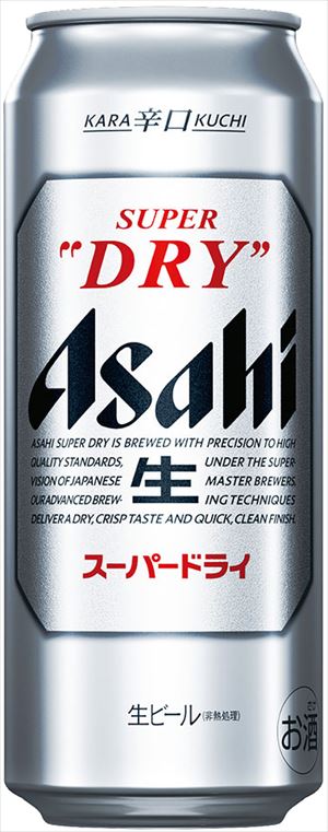楽天市場】アサヒスーパードライ【500ml】 ｜ ビール アサヒビール 缶