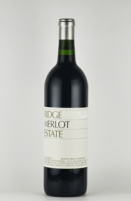 リッジカリフォルニアサンタクルーズマウンテンズ2002 年赤ワイン