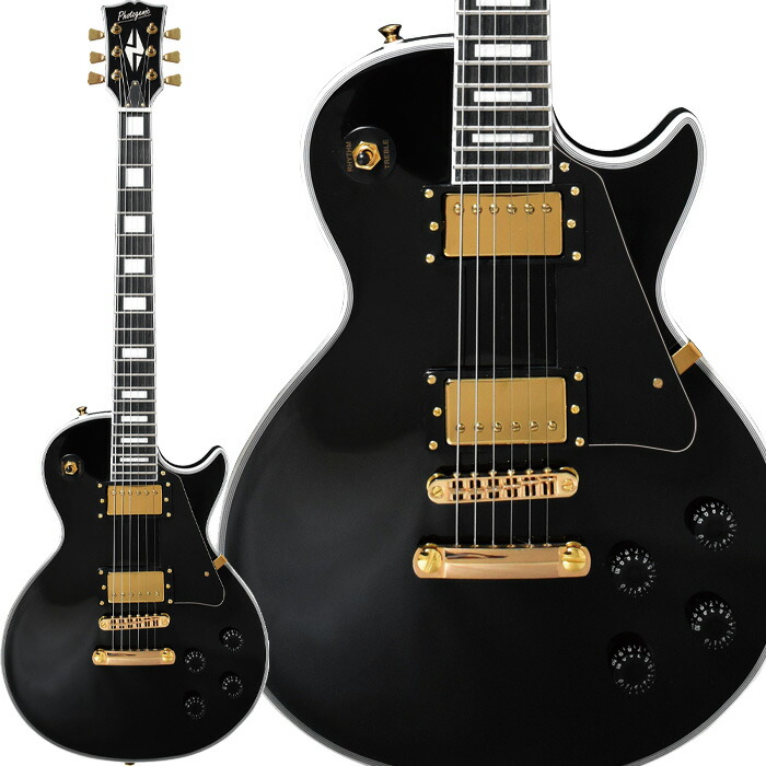 GIG THE STANDARD】レスポールカスタム タイプ エレキギター 黒 GIG