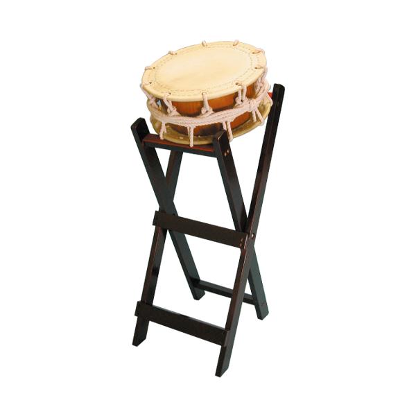 和楽器 和太鼓 日の出松鶴蒔絵 締太鼓 撥付 V R9351B 和楽器 和太鼓