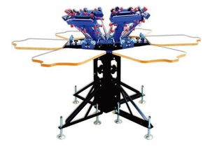 楽天市場】シルクスクリーンスタートセット（6色6台ｼﾙｸｽｸﾘｰﾝ印刷機
