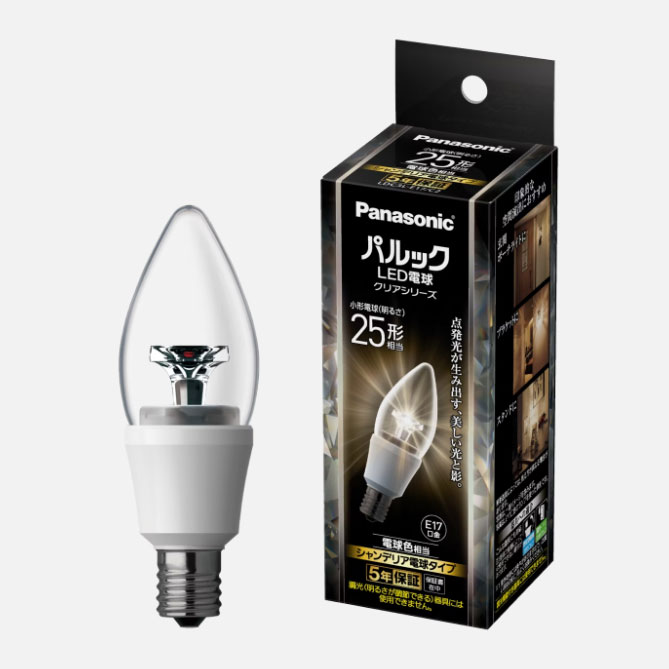 楽天市場】パナソニック LED電球 シャンデリア電球タイプ 小形電球