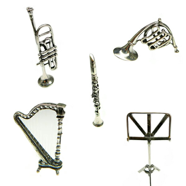 楽天市場】ミニチュア楽器「トランペット」ベル径約3cm 置物 模型