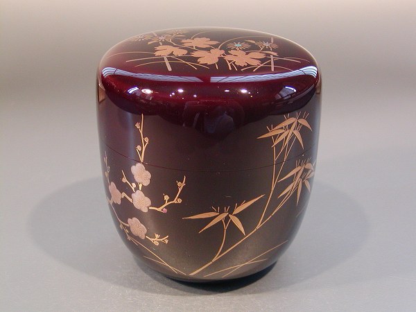 楽天市場】茶道具 薄茶器 立雛蒔絵 中棗 田中宗凌作 桐箱入 : お茶道具