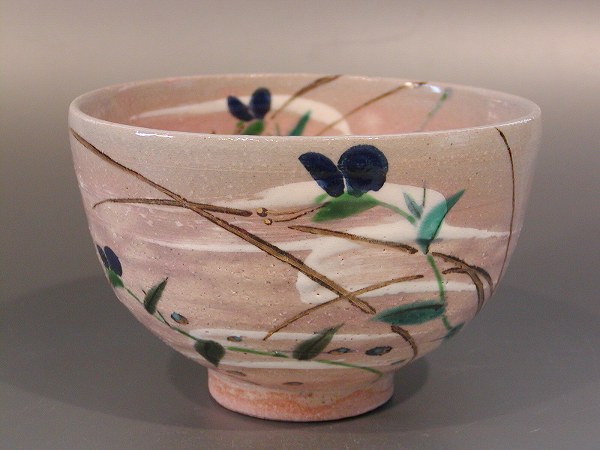 楽天市場】茶道具 抹茶茶碗筒茶碗 乾山 寒雀浅見与し三（よしぞう）作