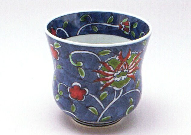 楽天市場】【有田焼】【源右衛門窯】 染錦水鳥図湯呑【源右衛門】【古