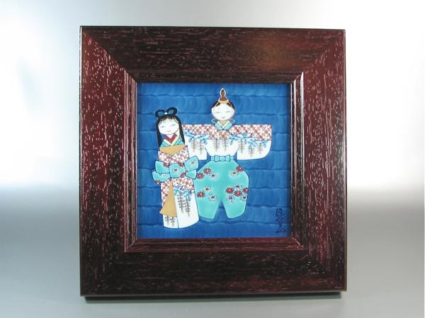 楽天市場】【有田焼】【源右衛門窯】 染付龍絵陶額【源右衛門】【古