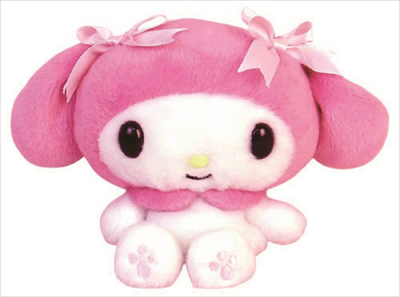 楽天市場】マイメロディ バースデードール ぬいぐるみ 白いちごの