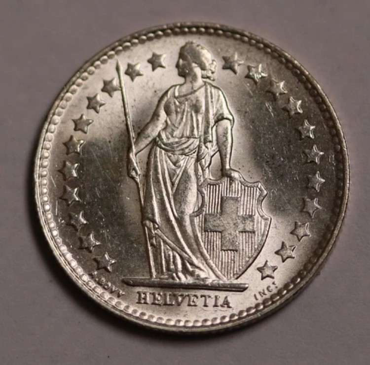 楽天市場】SWITZERLAND スイス 50フラン銀貨『ティチーノ』雲上の女神