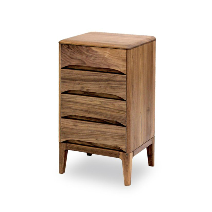 楽天市場】チェスト おしゃれ 電話台 花台 4段チェスト オーク無垢