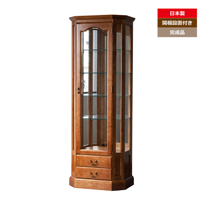 東京都内23区配送無料】ショーケース ガラス キュリオ ロココ