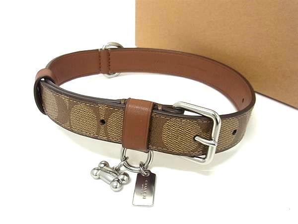楽天市場】コーチ COACH 犬 首輪 レザー シグネチャー ラージ 大型犬