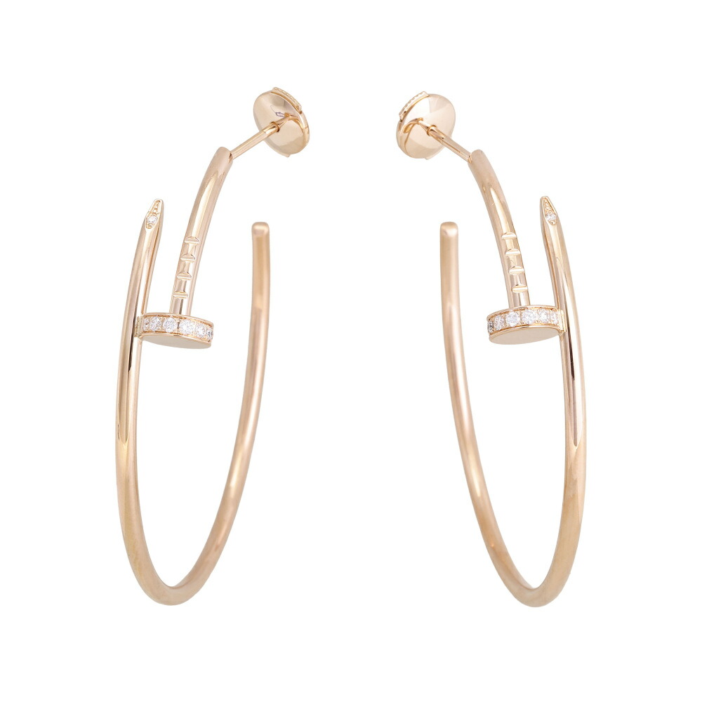 楽天市場】カルティエ クラッシュ ドゥ K18ピンクゴールド ピアス 中古