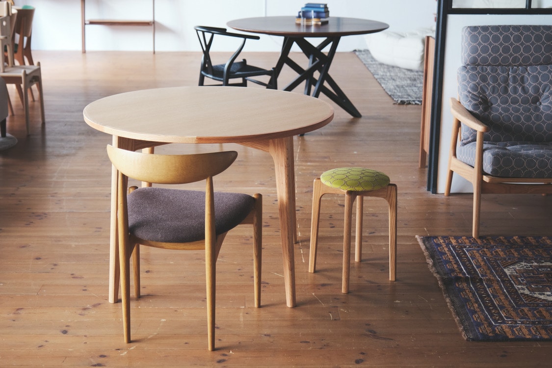 maruni 地中海円卓テーブル HR508 マルニ木工 ラウンドテーブル マルニ