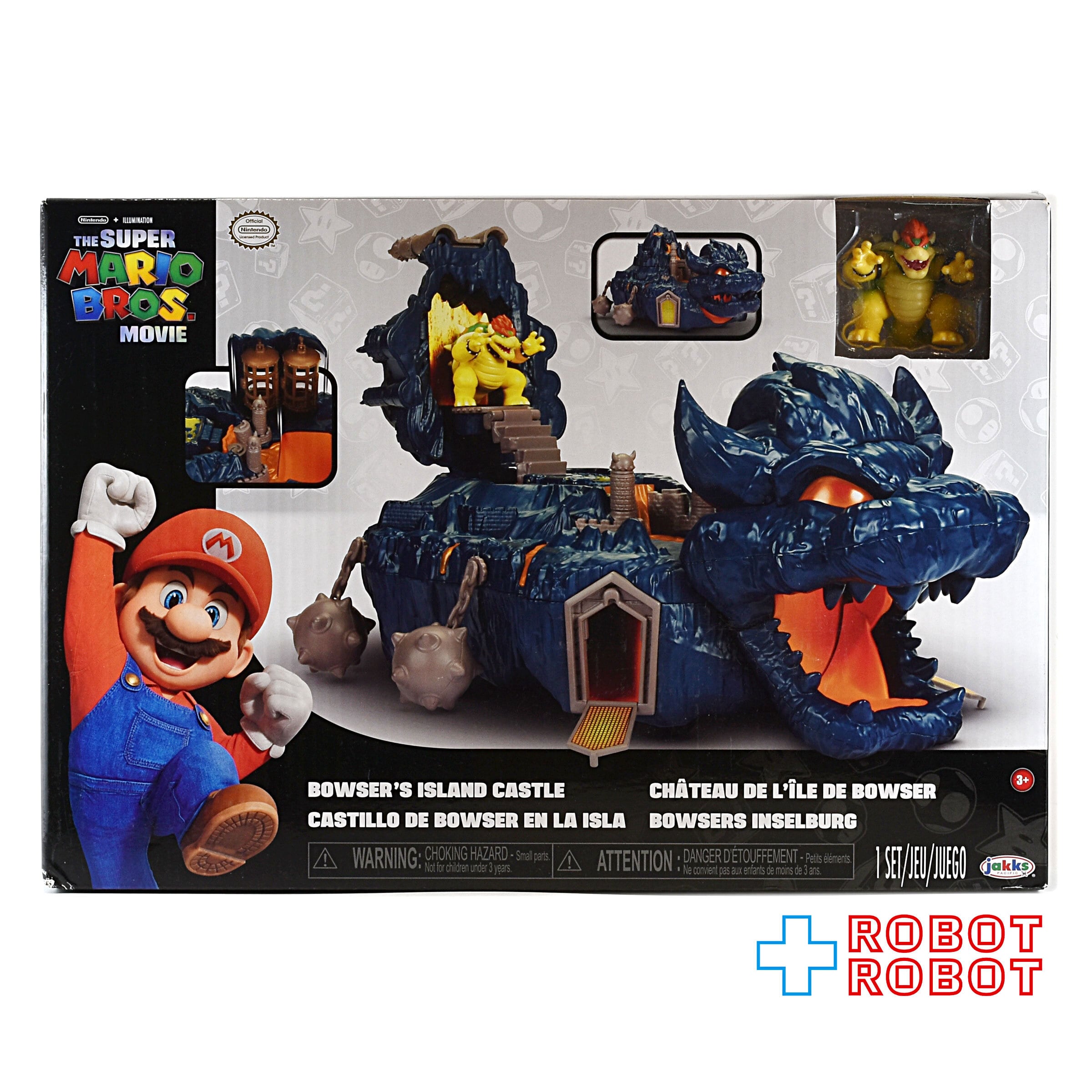 ジャックス社 スーパーマリオ ムービー クッパ島城 プレイセット 箱入