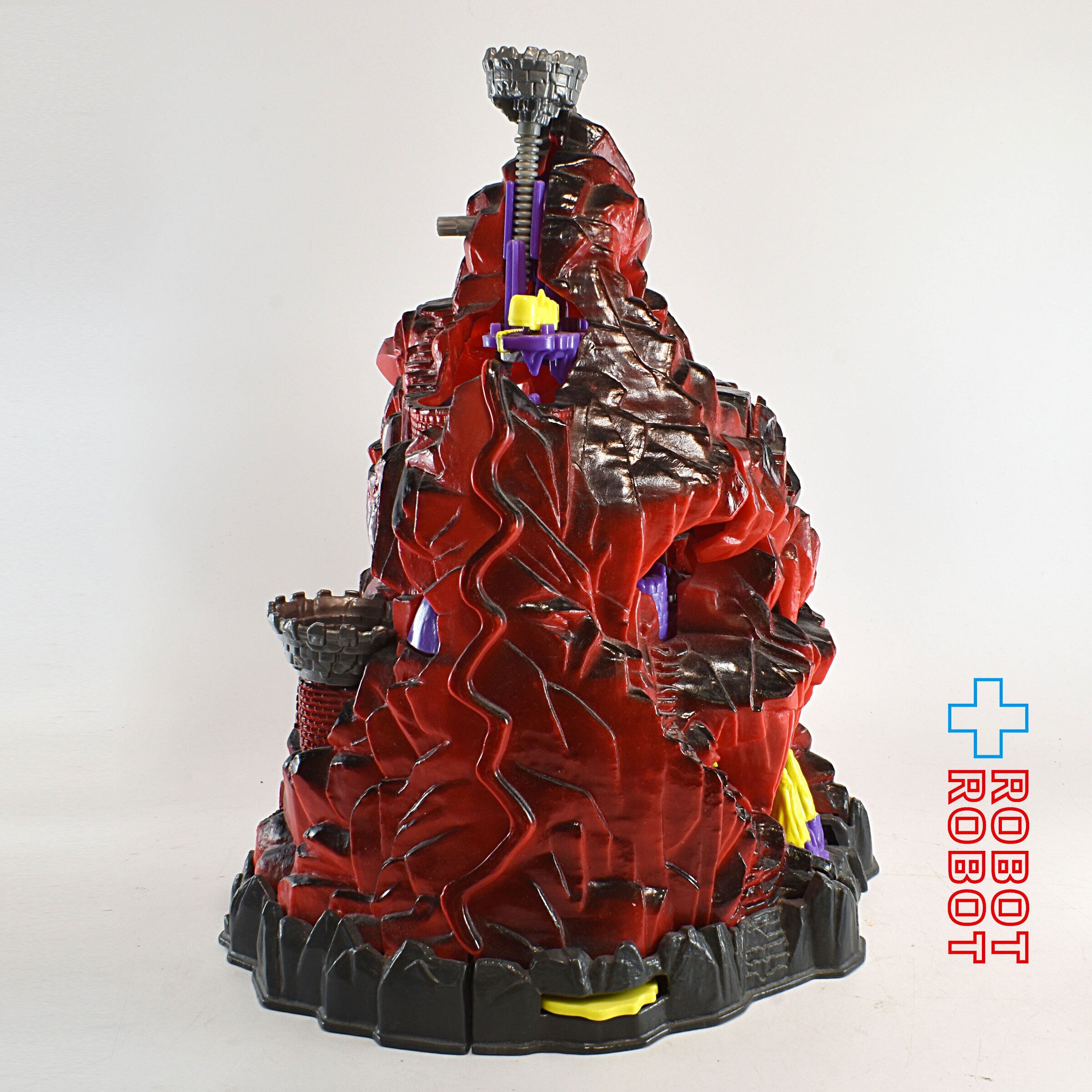 マイティマックス スカルマウンテン 火山プレイセット アクション