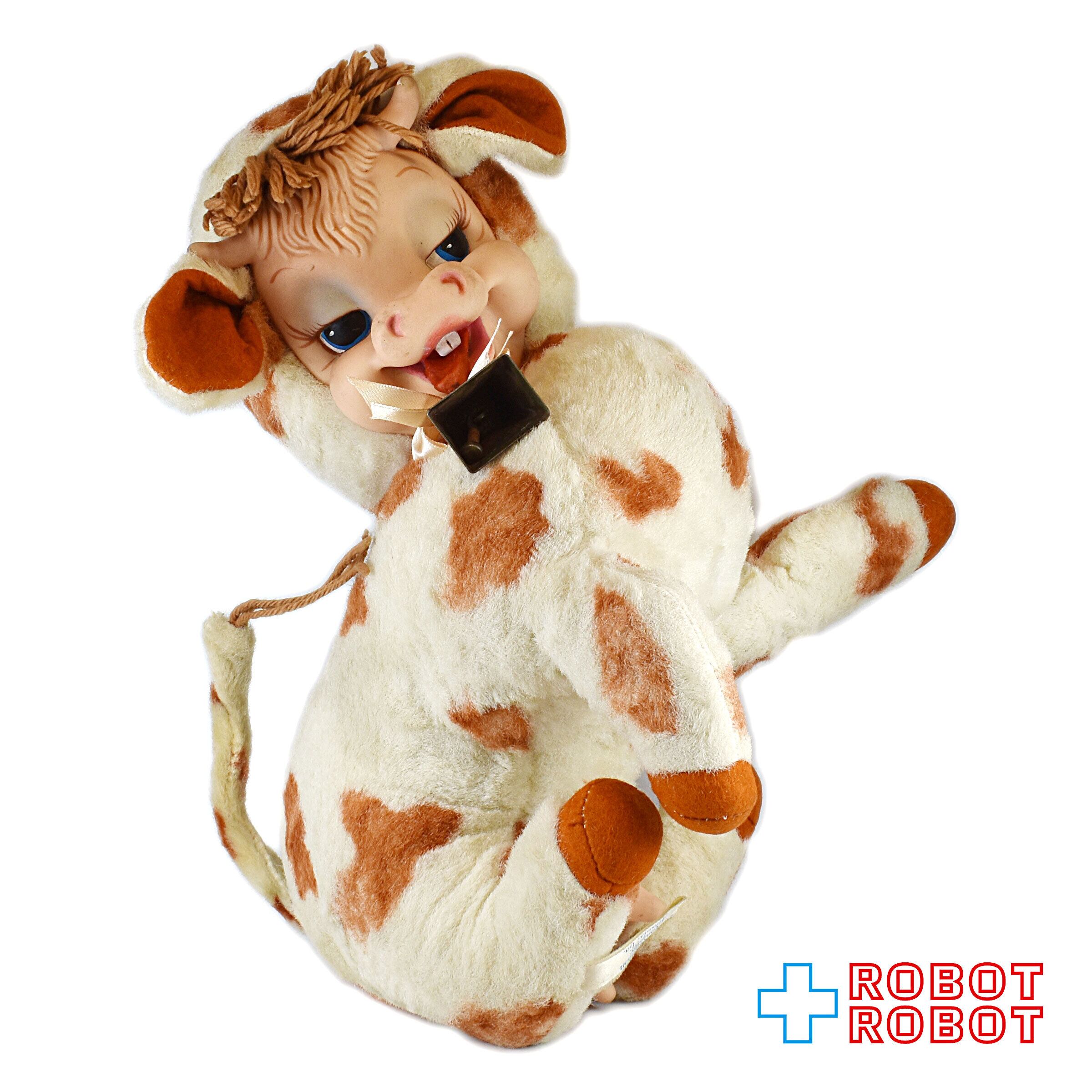 ラシュトン 牛さんのラバーフェイスドール