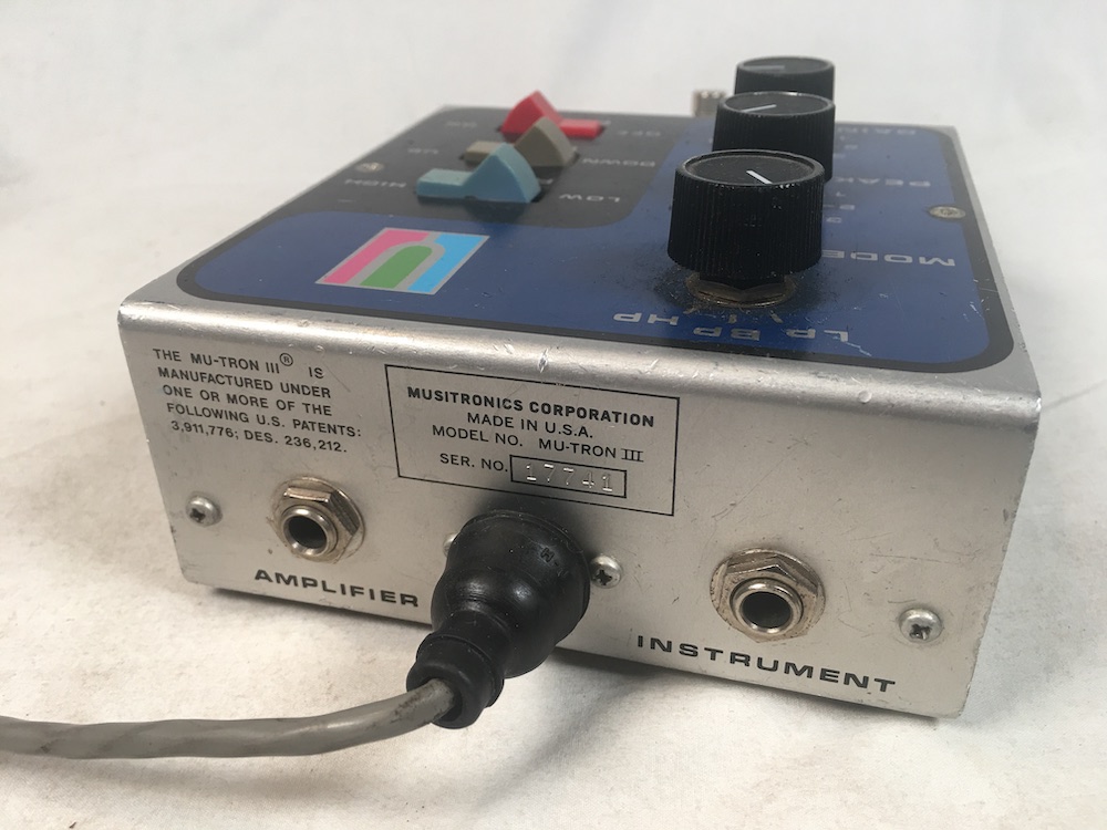 Mu-Tron III Vintage Musitronics Corporation Guitar Effect Pedal