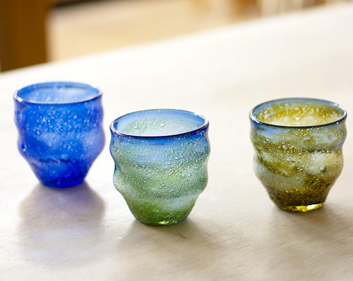 ア*マ様 【稲嶺盛吉】琉球ガラス 花瓶 フラワーベース ア*マ様 【稲嶺