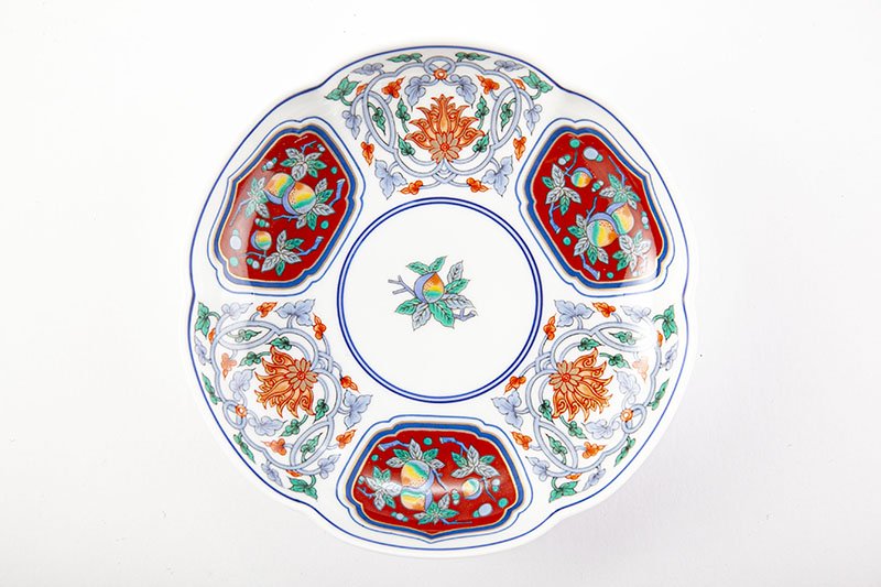 草花果実文【銘々皿】｜有田焼なら賞美堂本店オンラインショップ