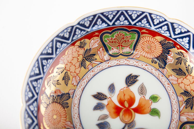 極錦金彩古伊万里様式【和皿揃(5枚)】 木箱入｜有田焼なら賞美堂本店