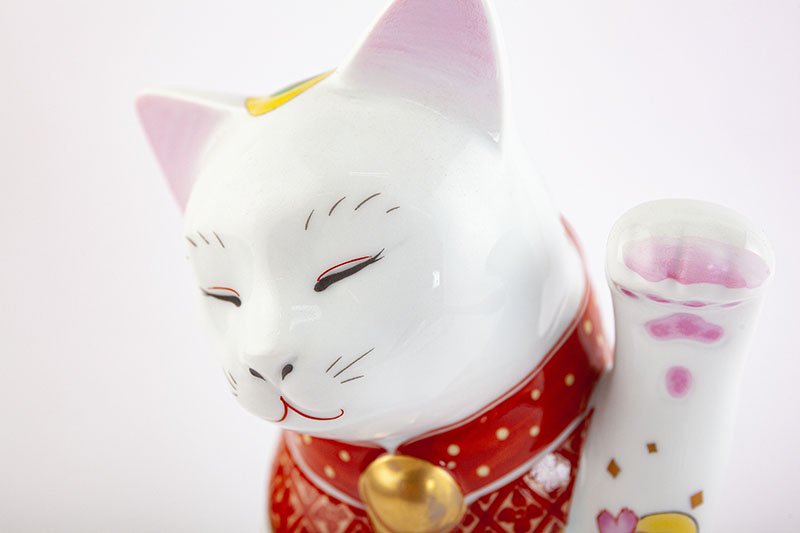 招福猫 miw - みゅう -【なでしこ・親】｜有田焼なら賞美堂本店