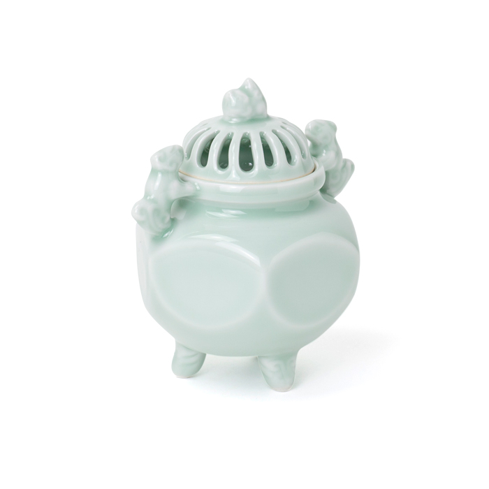 ウェブショップ香炉 白青磁耳付六角: 香りとともに【公式】お香の専門