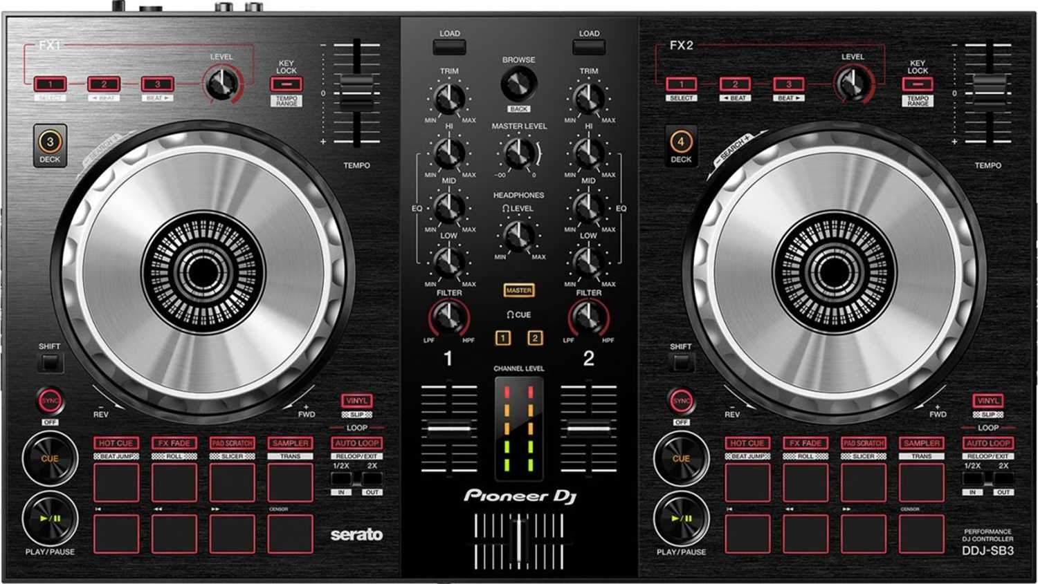 限定シルバー Pioneer DDJ-SB3-S DJコントローラー Pioneer DJ DDJ-SB3