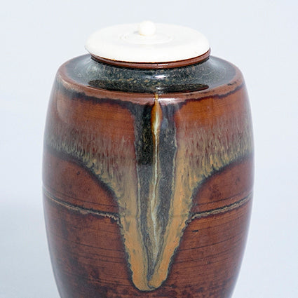 高取肩衝茶入 – 高取焼本家味楽窯オンラインショップ