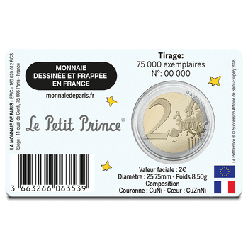星の王子さま』フランス出版80周年記念2ユーロ貨 | オンラインショップ