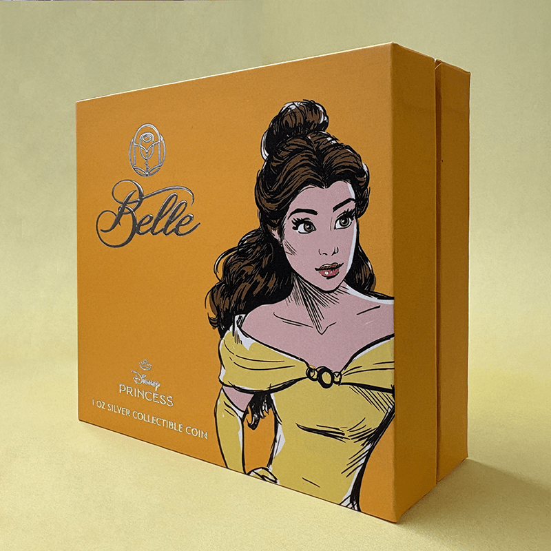 ニウエ 2024年 ディズニー・プリンセス ベル 2ドルカラー銀貨 プルーフ