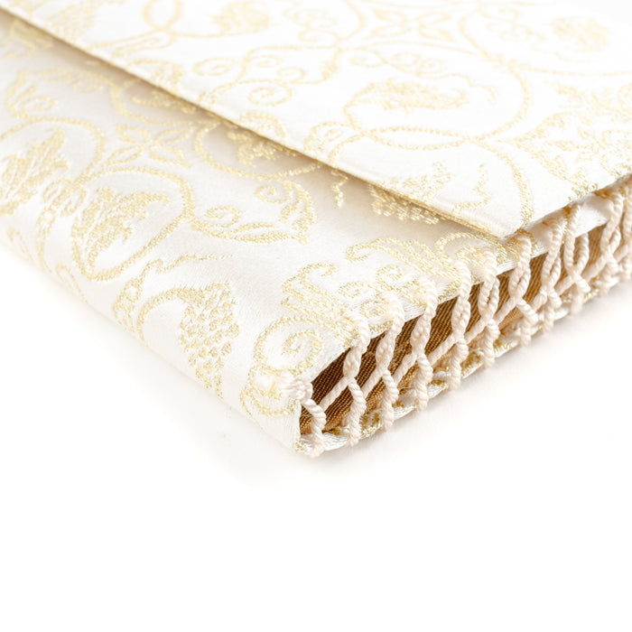 龍村美術織物 金封袋 帛紗 葡萄唐草文錦 白小銀 懐紙入 葡萄唐草