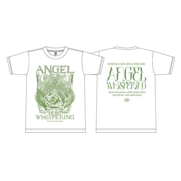 ANGEL WHISPERING Tシャツ シロ – Tatsuya Kitani ONLINE STORE