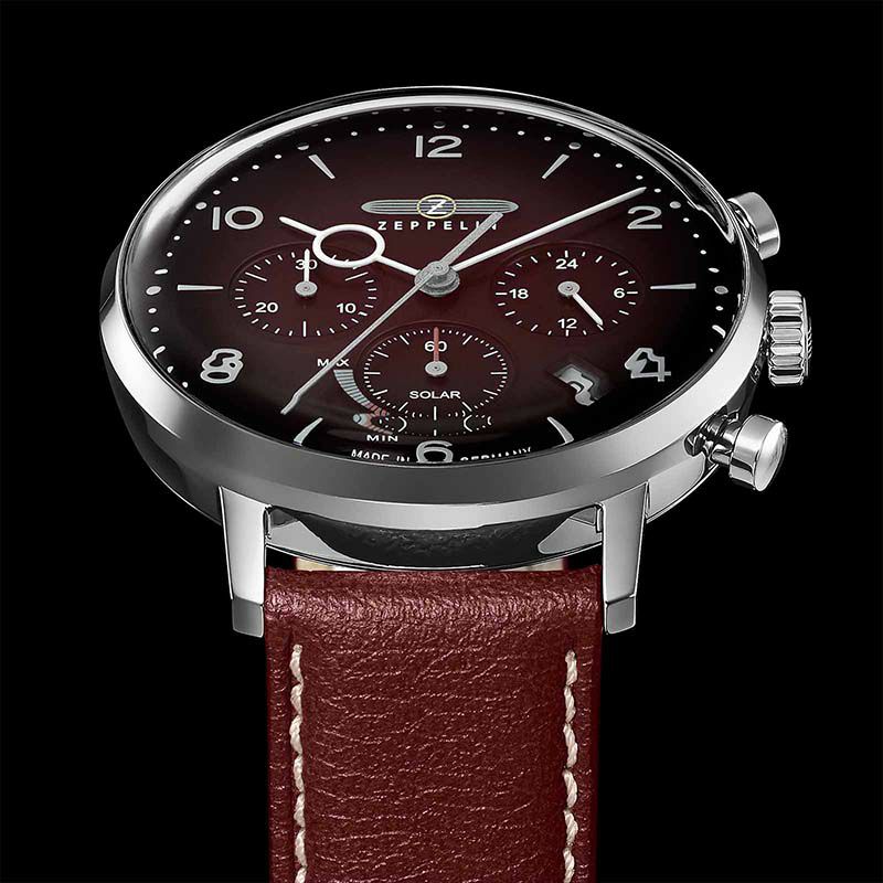 ツェッペリン ヒンデンブルク ソーラー 8086-2 メンズ ヴィーガン