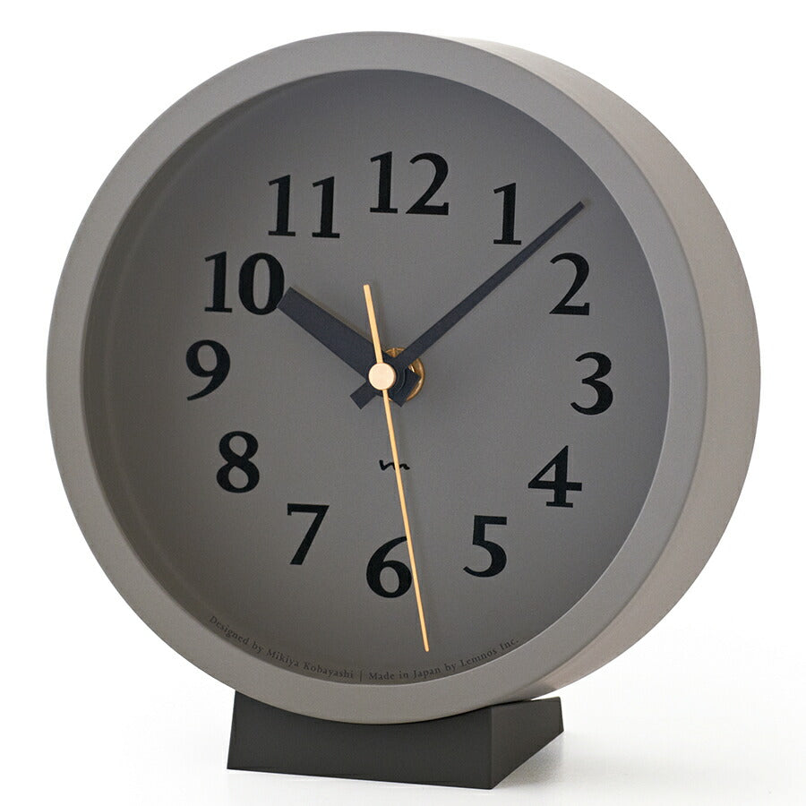 タカタレムノス 置き時計 カーサ エム クロック 電波 クオーツ 電池式