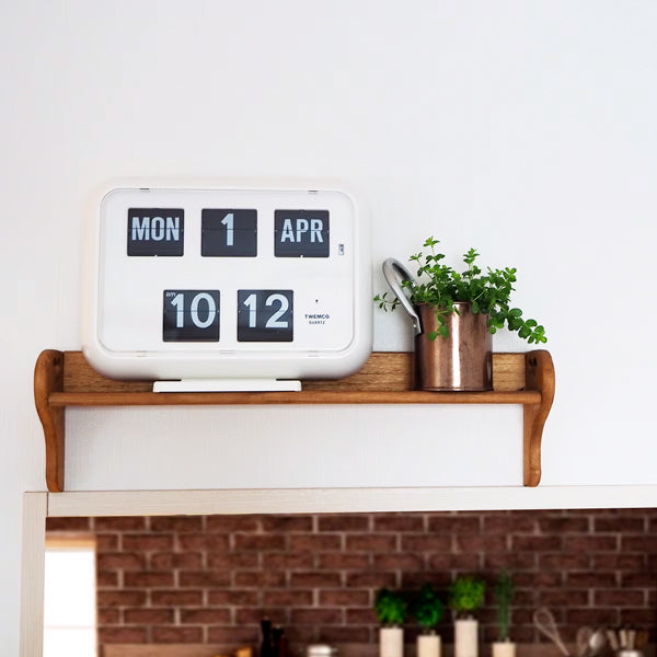 トゥエンコ 掛置兼用 パタパタ時計 フリップクロック パーペチュアル