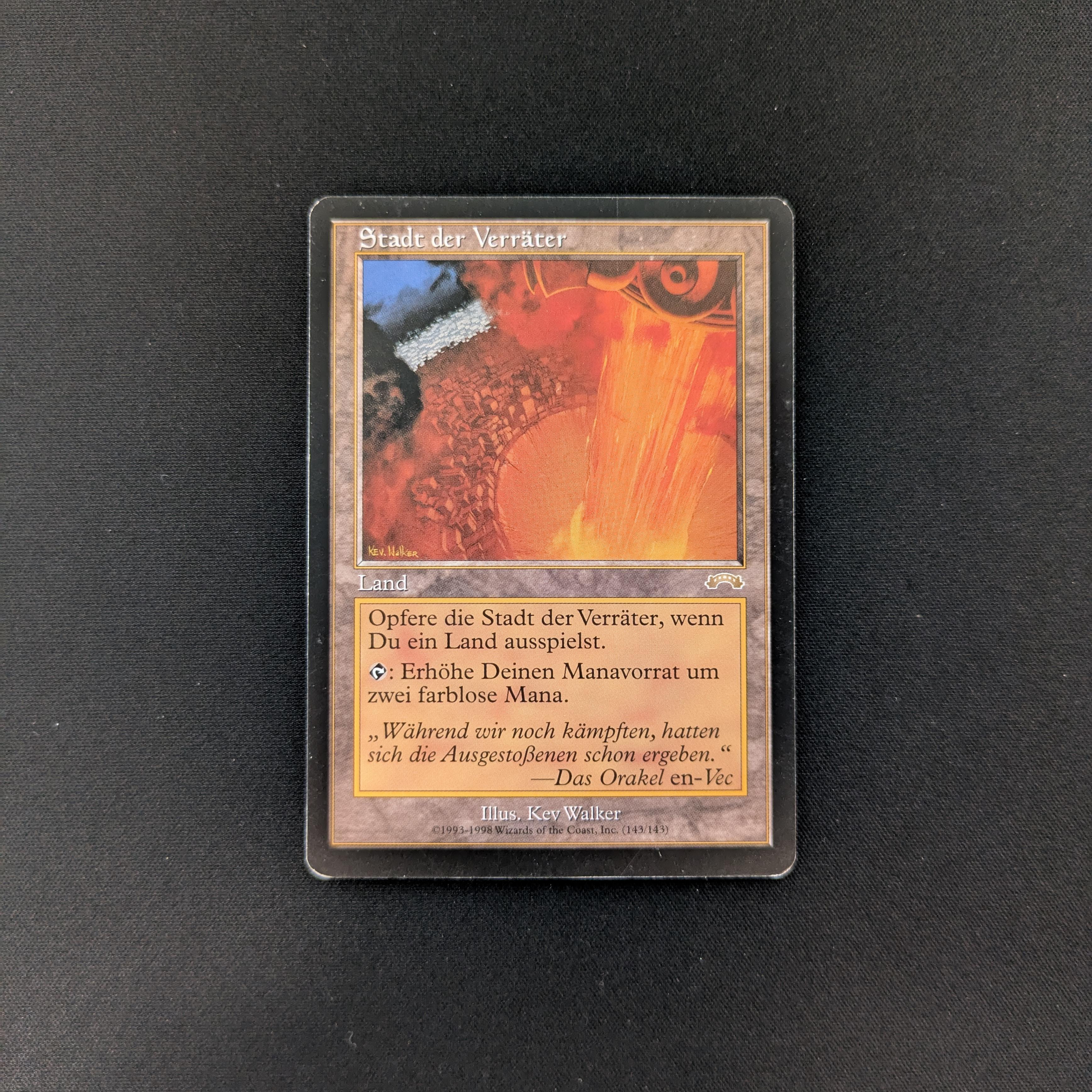 裏切り者の都 city of traitors x1 英語 mtg 裏切り者の都 city of