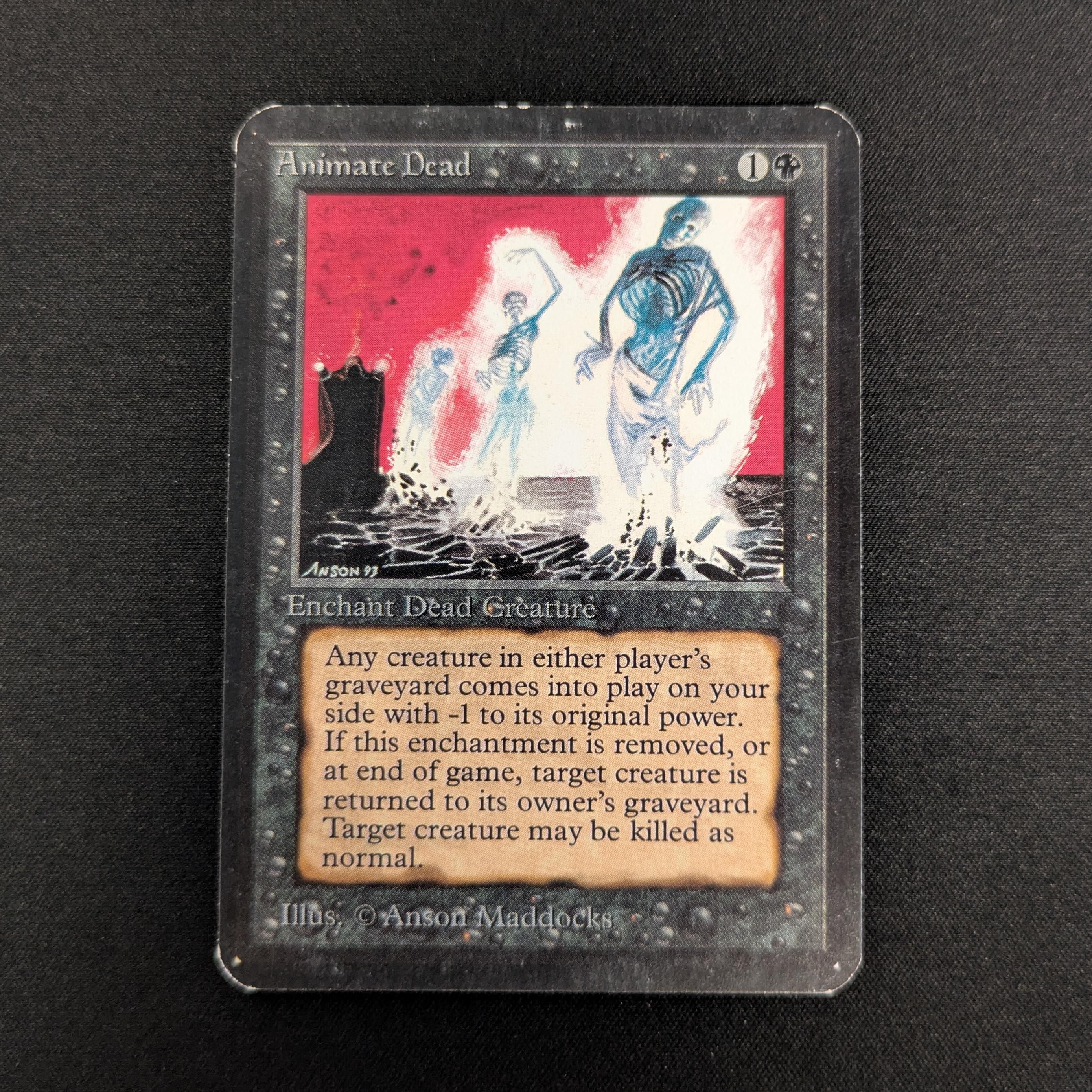 マジック：ザ・ギャザリング MAGIC CARDS/ANIMATE-DEAD/RARE '97ver