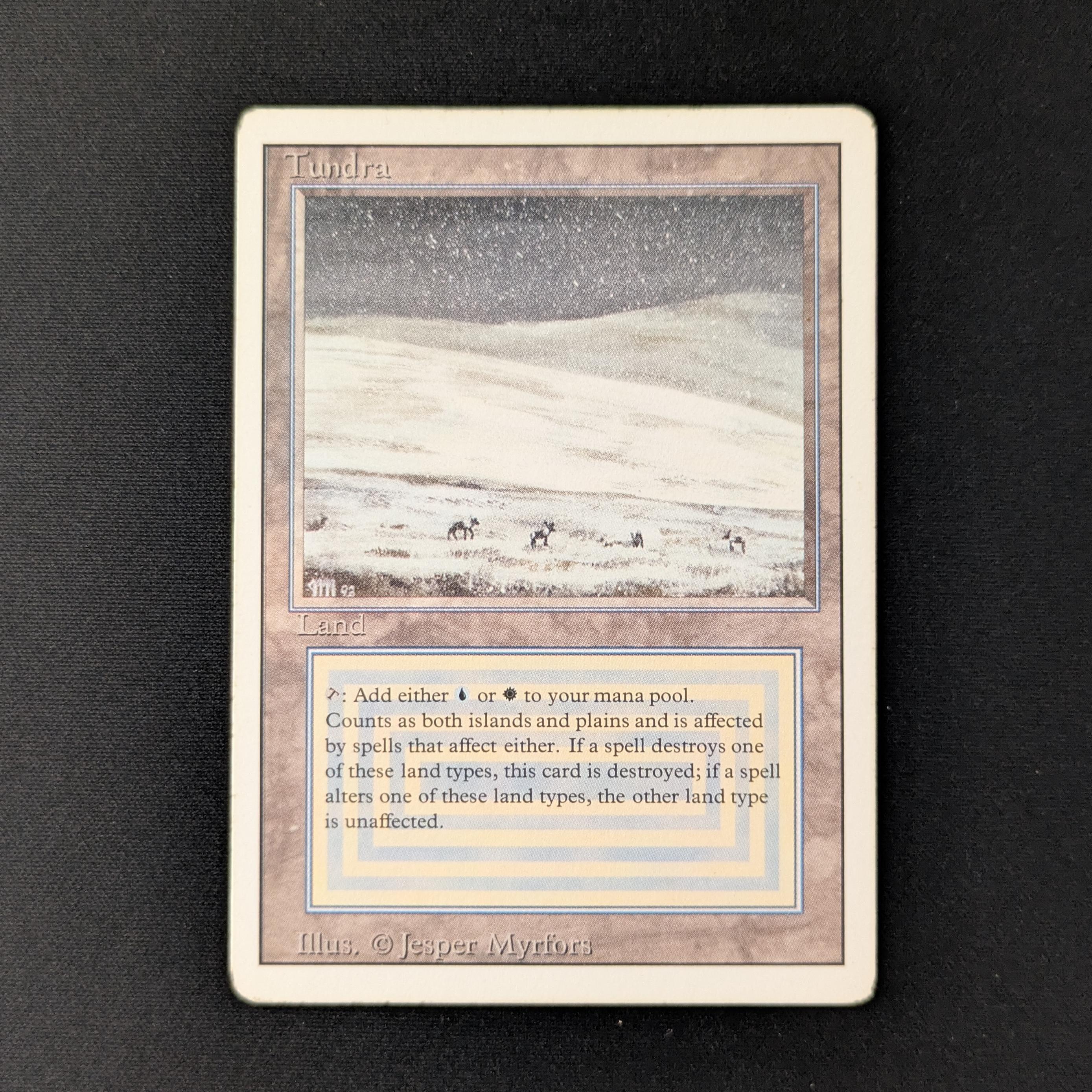 MTG 3ED リバイズド Tundra 1枚 MTG 3ED リバイズド Tundra 1枚 MTG