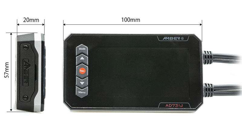 ドライブレコーダー AD731J デュアルカメラ IP66 - キジマ公式