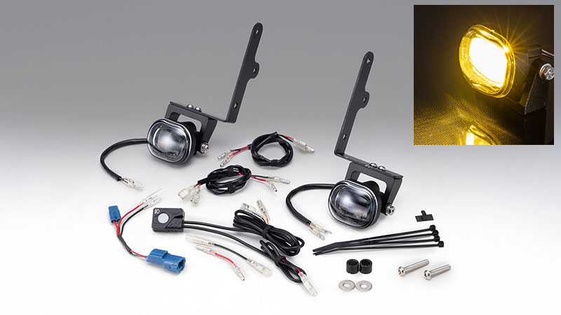 フォグランプKIT イエローLED CT125 ハンターカブ (JA55/JA65) 20Y