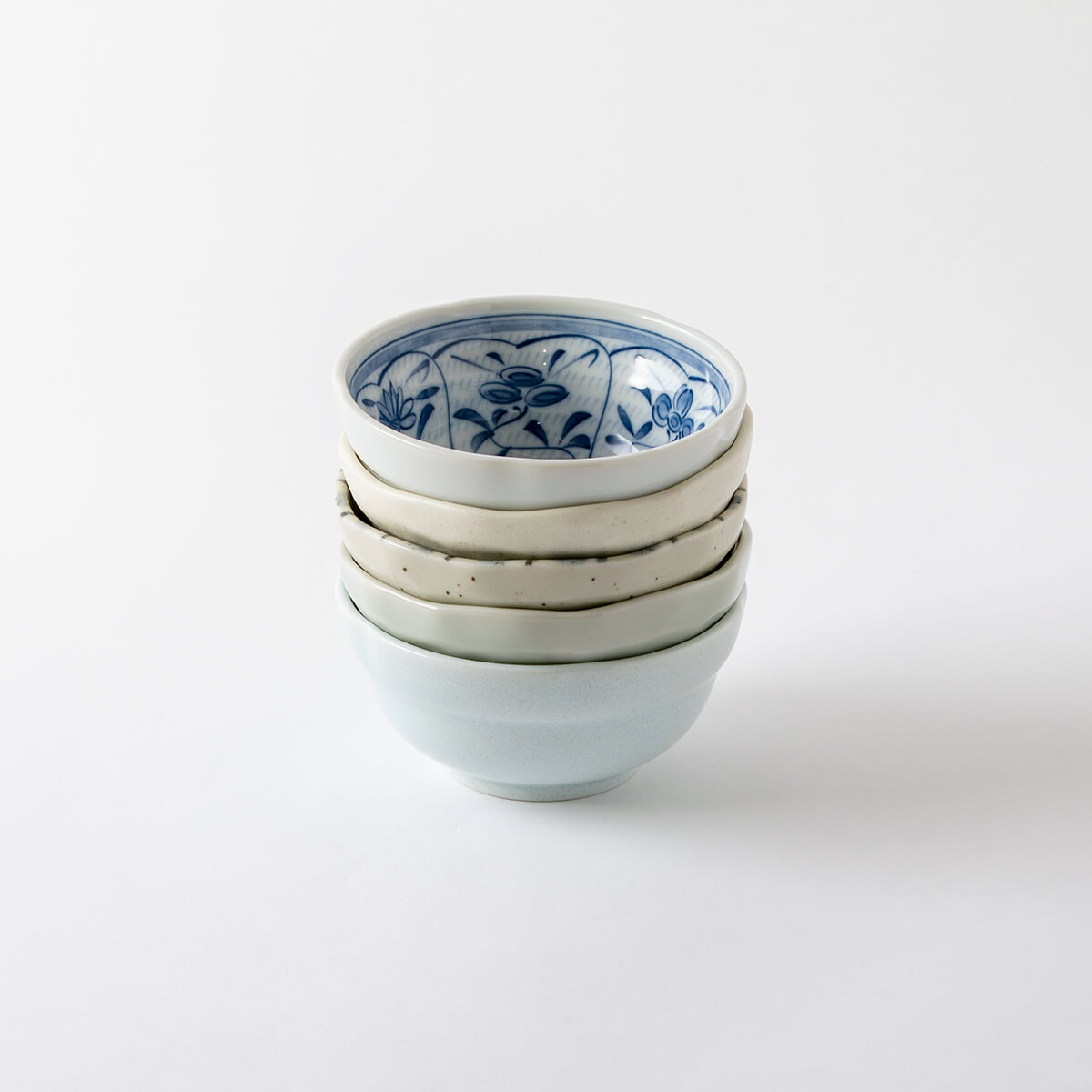 小鉢5色揃え – 陶土う庵