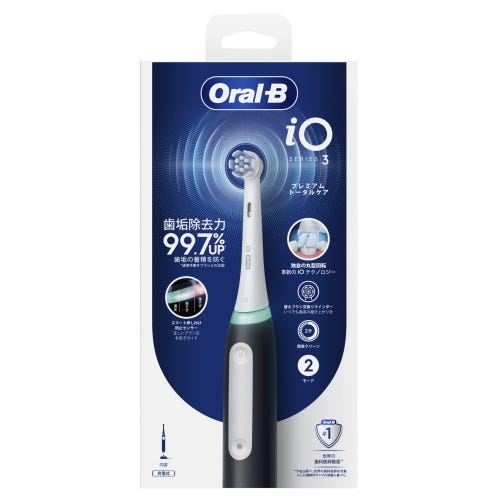 P&G オーラルB iO3 マットブラック 電動歯ブラシ ブラシハンドル(1本