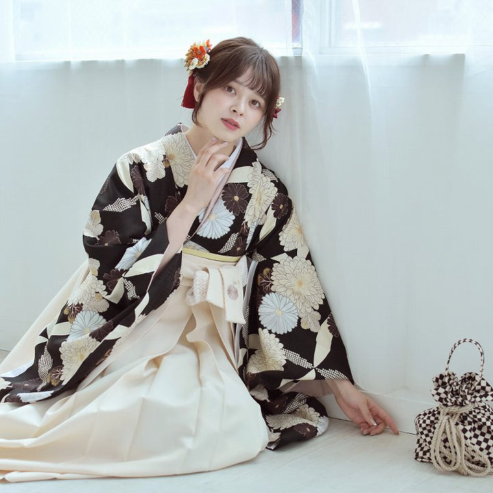 ロボホン 服 青藤色 きもの 仙台平袴風+袖無し羽織 藍笹・仙台平