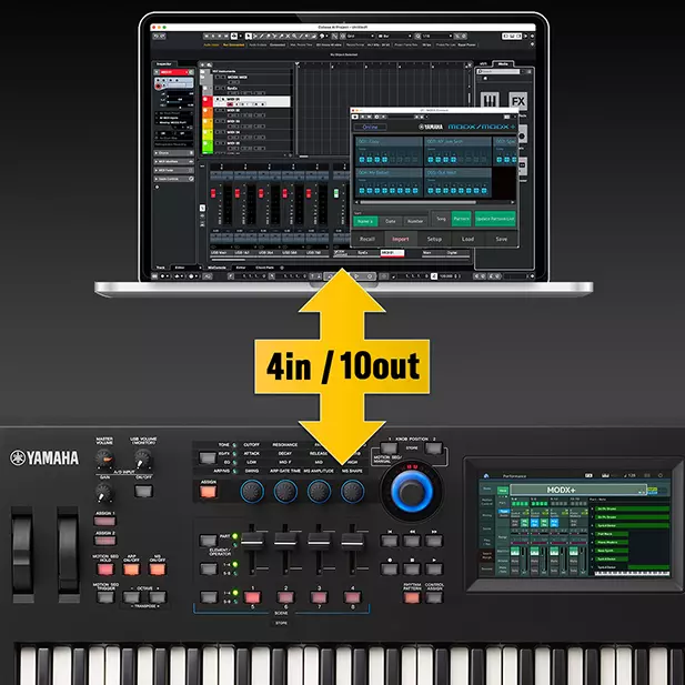 MODX7+ 76-Key Synthesizer - Yamaha USA