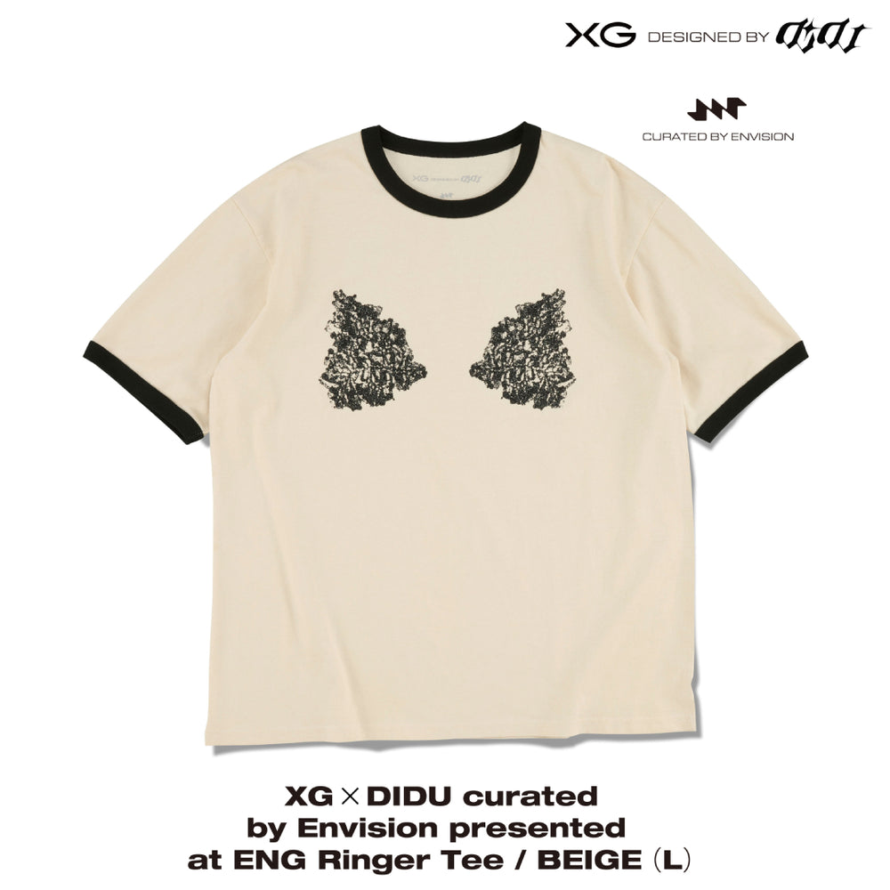 XG×DIDU curated by Envision presented at ENG Ringer Tee / BEIGE